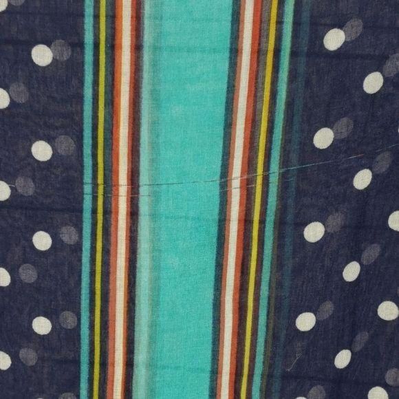 Fanta Eyes polka dot‎ 44x70 Scarf Wrap Bathing suit Sarong - Picture 4 of 7